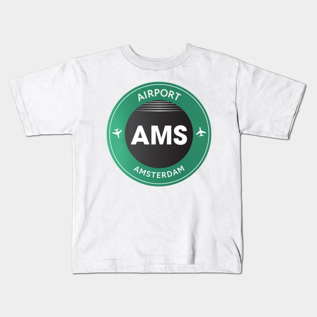 Amsterdam Kids T-Shirt by Woohoo